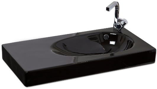 Smanni Bunda BD Tezgah Üstü Lavabo Siyah 1050A-102